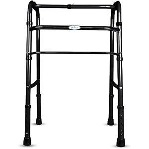 entros adult walker  aluminum frame lightweight foldable amp height adjustable walker  offering comfort and support for adult senior citizens amp handicaps  kl913l