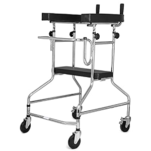 entros multifunctional rollator walker  height adjustable rollator with armrest seat and wheel brakes  walker for senior citizens old people handicaps and surgery patients  adult rollator