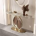 Entryway Table Console Table with Storage, Narrow Long Sofa Table for Behind Couch Entryway (Grey, 150cm/59in)