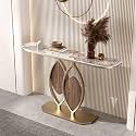 Entryway Table Console Table with Storage, Narrow Long Sofa Table for Behind Couch Entryway (Beige, 150cm/59in)