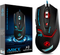 ENTWINO iMiceX8 Gaming Mouse 6D High Compatibility For Gaming PC & Laptop With RGB Light Wired Ambidextrous Optical  Gaming Mouse