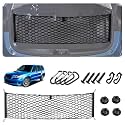 Envelope Style Cargo Net for 2019-2024 Subaru Forester Accessories, Rear Trunk SUV Mesh Cargo Net, Upgraded 5mm Bungee &amp; Double-Layer Nylon Storage Tailgate Netting Grocery&amp;Tools Holder Organizer
