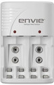 Envie NEXA ECR 30 Smart Charge Control Charger for AA, AAA & 9V Rechargeable Batteries  Camera Battery Charger