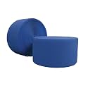 Envirolite Hook Fastener | 4" Wide, 42' Long | Gymnastics and Cheer Mat Tape | Nylon Hook for Carpet Bonded Foam Seams - Blue