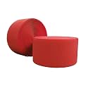 Envirolite Hook Fastener | 4" Wide, 42' Long | Gymnastics and Cheer Mat Tape | Nylon Hook for Carpet Bonded Foam Seams - Red