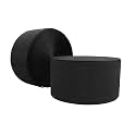 Envirolite Hook Fastener | 4" Wide, 42' Long | Gymnastics and Cheer Mat Tape | Nylon Hook for Carpet Bonded Foam Seams - Black