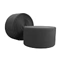 Envirolite Hook Fastener | 4" Wide, 42' Long | Gymnastics and Cheer Mat Tape | Nylon Hook for Carpet Bonded Foam Seams - Charcoal