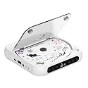 CD Player Portable with Dual Stereo Speakers, Rechargeable Portable CD Player with Bluetooth for Home with Headphones