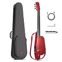Enya Acoustic-Electric Carbon Fiber Classical Nylon String Travel Guitar NEXG 2N with 50W Wireless Speaker, Thickened Gig Bag, Footswitch Pedal, Charging Cable, Adjusting Wrench