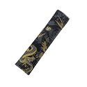 Fabric Fountain Pen Case Single Pen Sleeve Holder for Pocket Vintage Pen Cover Black Dragon 1 Pack