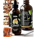 Enzo Liquid Stevia Drops Our Zero Calories Sweetener (4oz - 800 Servings/Bottle) - Toffee Caramel - All Natural flavoring with No Artificial Additives & Filler Ingredient