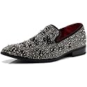 Enzo Romeo Men Fashion Rhinestones Studs Tuxedo
