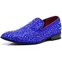 Enzo Romeo Men Fashion Rhinestones Studs Tuxedo