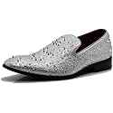 Enzo Romeo Men Fashion Rhinestones Studs Tuxedo