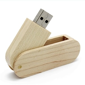 eo pen drive 16 gb wooden swivel pendrive with class 10 chip fast usb 20 flash drive wooden finish brown