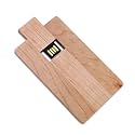 eo Pen Drive 16 Gb Wooden Card Pendrive with Class 10 Chip Fast USB 2.0 Flash Drive Wooden Finish (Brown)