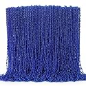 EOBOH 72PCS Christmas Bead Necklace, Blue Bead Necklaces Stuff, 33" Mardi Gras Beads Necklace Costume, Festival Parade Throw Accessories for Wedding Birthday Party Events Supplies Decorations