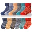Eocom Baby Toddler Kids Wool Socks, Girls Boys Winter Warm Crew Socks
