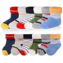 Eocom Baby Toddler Kids Wool Socks, Girls Boys Winter Warm Crew Socks