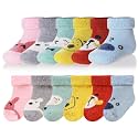 Eocom Baby Toddler Kids Wool Socks, Girls Boys Winter Warm Crew Socks
