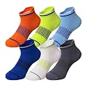 Eocom Kids Boys Ankle Socks Low Cut Athletic Cotton Sport Socks For Little Boys 6 Pairs