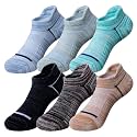 Eocom Kids Boys Ankle Socks Low Cut Athletic Cotton Sport Socks For Little Boys 6 Pairs