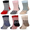Eocom Kids Wool Socks For Boys Girls Warm Hiking Thermal Winter Cozy Soft Thick Toddlers Crew Boot Socks 6 Pairs
