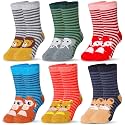 Eocom Kids Wool Socks For Boys Girls Warm Hiking Thermal Winter Cozy Soft Thick Toddlers Crew Boot Socks 6 Pairs