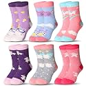 Eocom Kids Wool Socks For Boys Girls Warm Hiking Thermal Winter Cozy Soft Thick Toddlers Crew Boot Socks 6 Pairs