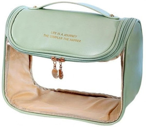 eopzo large-capacity clear cosmetic bag waterproof travel toiletry bag