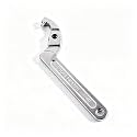Chrome Vanadium C Pin Spanner Adjustable Hook Wrench, Round Head 32-76mm