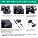 EP-5B to USB Type C Dummy Battery Adapter Cable, EN-EL15 Power Supply for Nikon D750, D850, Z5, Z6, Z7, Z6II, Z7II, D810, D500, D7000 Cameras