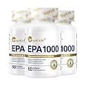 EPA1000 Omega 3 Fish Oil, EPA Supplement 60 Count 3 Pack
