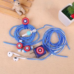 Epaal 8-in-1 Blue Captain America Style Spiral