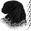 Epakh 200 Pcs Lanyards for ID Badges with Swivel Hooks