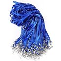 Epakh 200 Pcs Lanyards for ID Badges with Swivel Hooks