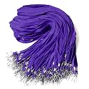Epakh 200 Pcs Lanyards for ID Badges with Swivel Hooks