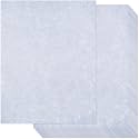 Epakh 200 Sheets Old Age Parchment Paper 8.5 x 11 Inch Standard Letter Vintage Colored Old Parchment Semblance Double Side Printing Paper(Blue)