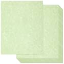Epakh 200 Sheets Old Age Parchment Paper 8.5 x 11 Inch Standard Letter Vintage Colored Old Parchment Semblance Double Side Printing Paper (Green)