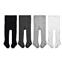 EPEIUS Baby Girl Tights Cable Knit Cotton Seamless Footed Leggings 0-6Y