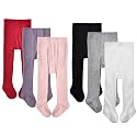 EPEIUS Baby Girl Tights Cable Knit Cotton Seamless Footed Leggings 0-6Y