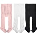 EPEIUS Baby Girl Tights Cable Knit Cotton Seamless Footed Leggings 0-6Y