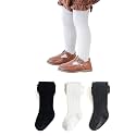 EPEIUS Baby Girl Tights Cable Knit Cotton Seamless Footed Leggings 0-6Y
