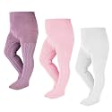 EPEIUS Baby Girl Tights Thick Cable Knit Leggings Stockings Cotton Pantyhose for Newborn Infant Toddler 3/4/5/6 Pack