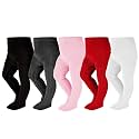 EPEIUS Baby Girl Tights Thick Cable Knit Leggings Stockings Cotton Pantyhose for Newborn Infant Toddler 3/4/5/6 Pack