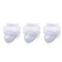 Epeius Baby-Girls Eyelet Turn Cuff Ruffle Lace