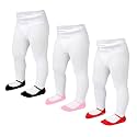 EPEIUS Baby Tights Baby Girls Non-Slip Plain/Ribbed Leggings Seamless Cotton Stockings Pantyhose Newborn Infant Toddler