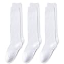 EPEIUS Girls Knee High Socks, Seamless Cotton School Uniform Socks 3-5 Pack