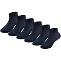 EPEIUS Kids' Low Cut Ankle Socks Cotton Seamless Toe Sport Athletic Socks for Boys Girls White Black Navy 4/8 Pack