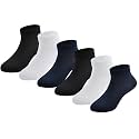 EPEIUS Kids' Low Cut Ankle Socks Cotton Seamless Toe Sport Athletic Socks for Boys Girls White Black Navy 4/8 Pack